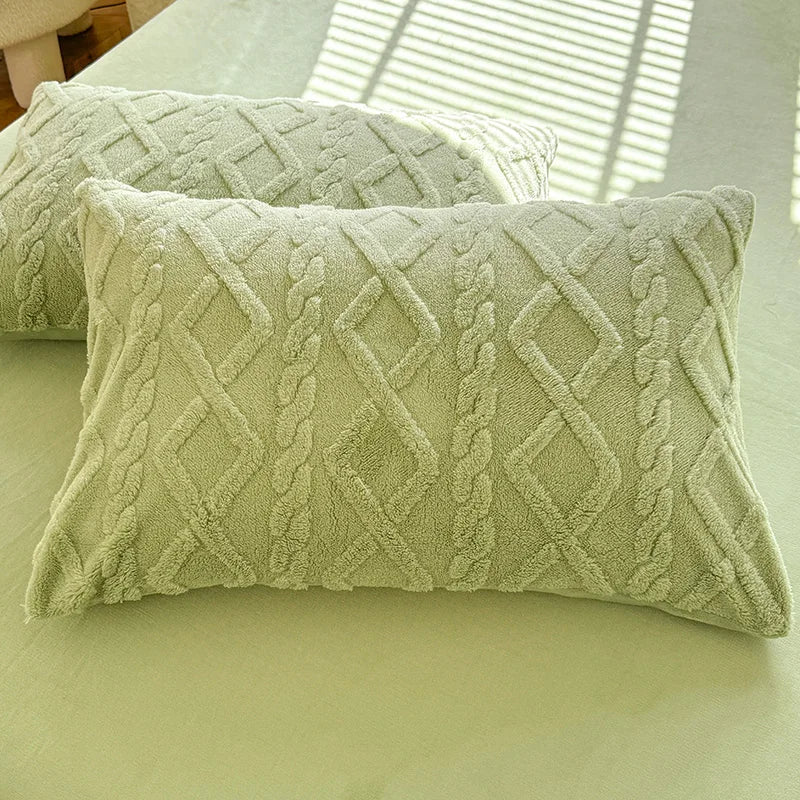 Velvet Pillow Covers — Eight Colours, Single or Pair