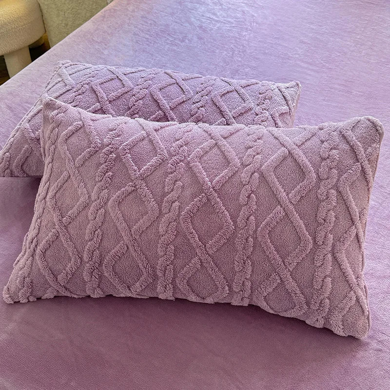 Velvet Pillow Covers — Eight Colours, Single or Pair