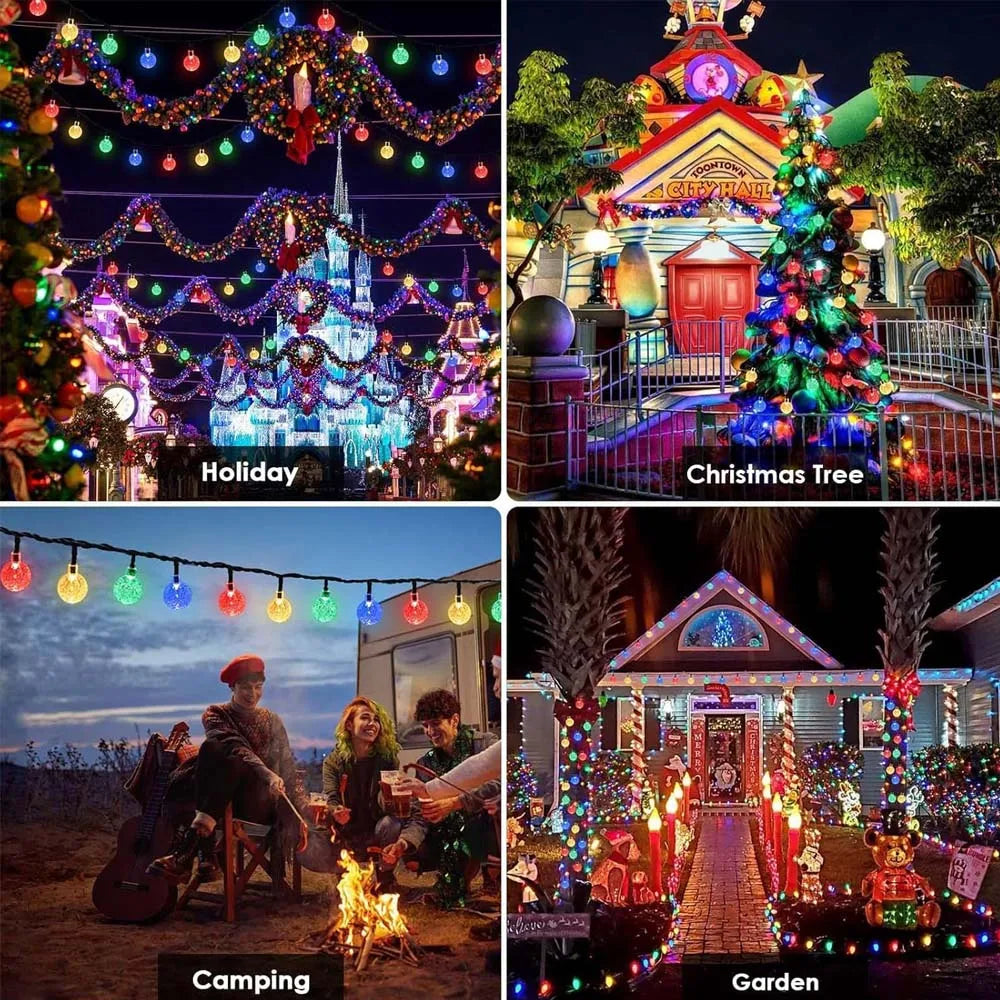Crystal Bubble Ball String Lights — USB, 3m to 10m