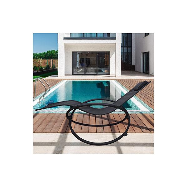 Zero Gravity Folding Rocking Chair — Weatherproof Mesh