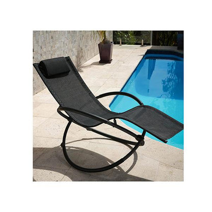 Zero Gravity Folding Rocking Chair — Weatherproof Mesh
