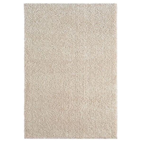 Merino Shaggy Area Rug — Beige, 5 x 7 ft